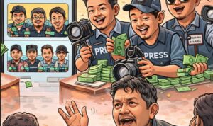 Keterangan Foto: Ilustrasi masyarakat sebagai penonton dalam dinamika peran organisasi sosial di ruang publik.