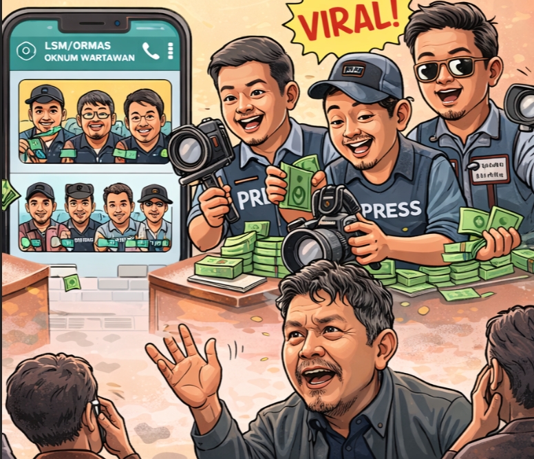 Keterangan Foto: Ilustrasi masyarakat sebagai penonton dalam dinamika peran organisasi sosial di ruang publik.