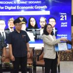 Pembukaan Garuda AI Summit 2026 di Sidoarjo bersama ASN dan UMKM.