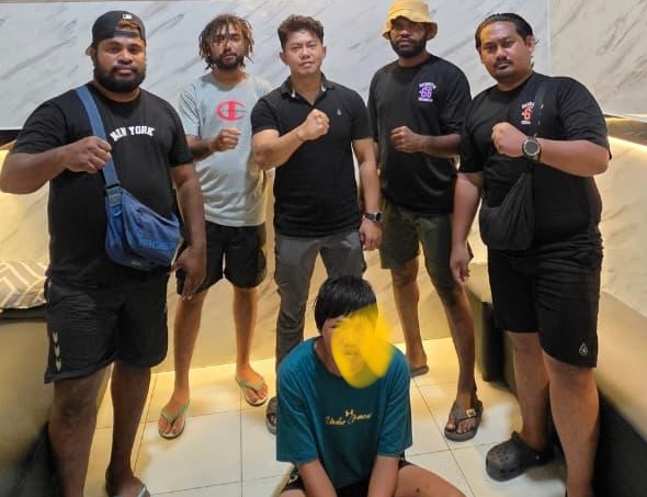 Keterangan foto:Polres Teluk Bintuni menangkap pelaku kasus keji terhadap anak di Distrik Sumuri.