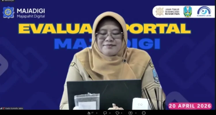 Kominfo Jatim mengevaluasi pengembangan Majapahit Digital (Majadigi) untuk memperkuat integrasi 203 layanan publik digital di Jawa Timur.