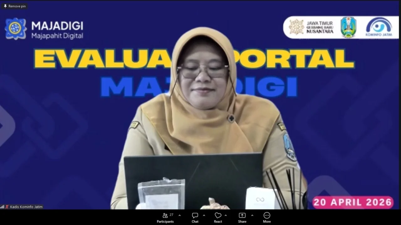 Kominfo Jatim mengevaluasi pengembangan Majapahit Digital (Majadigi) untuk memperkuat integrasi 203 layanan publik digital di Jawa Timur.