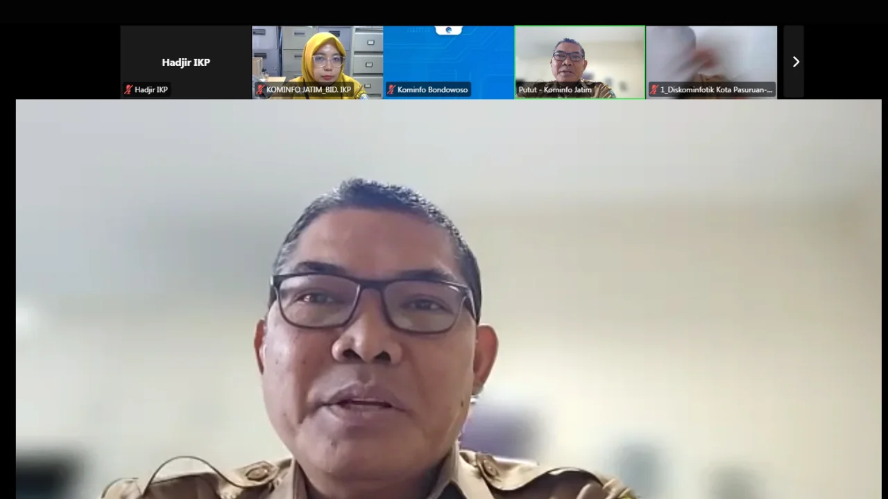 Keterangan Foto: Sosialisasi KPIP Diskominfo Jatim untuk mendorong komunikasi publik yang lebih partisipatif.